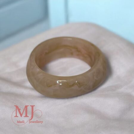 Wide Acrylic Bangle